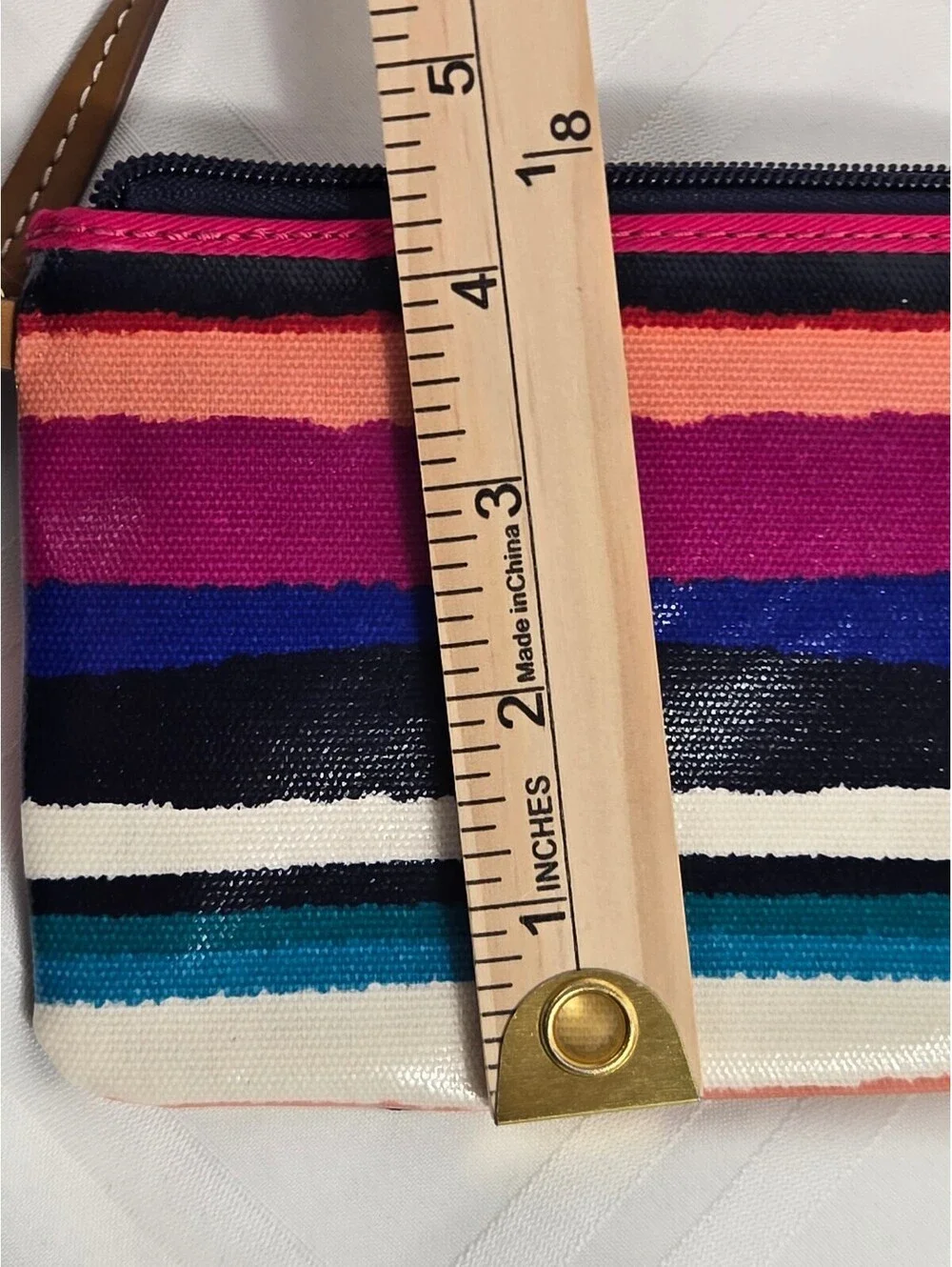 VTg Fossil Multi-Stripe Crossbody Set w/ NWT Coin Purse